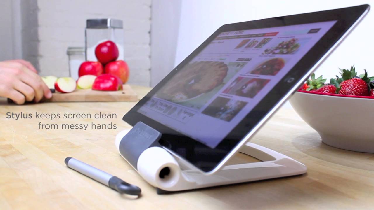 Lutrin de table réglable pour tablette avec stylet