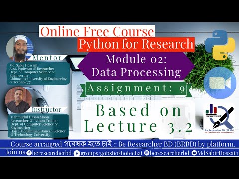 Assignment 9 ।। Numpy in Python।। Python for Research (Multidiscplinary)