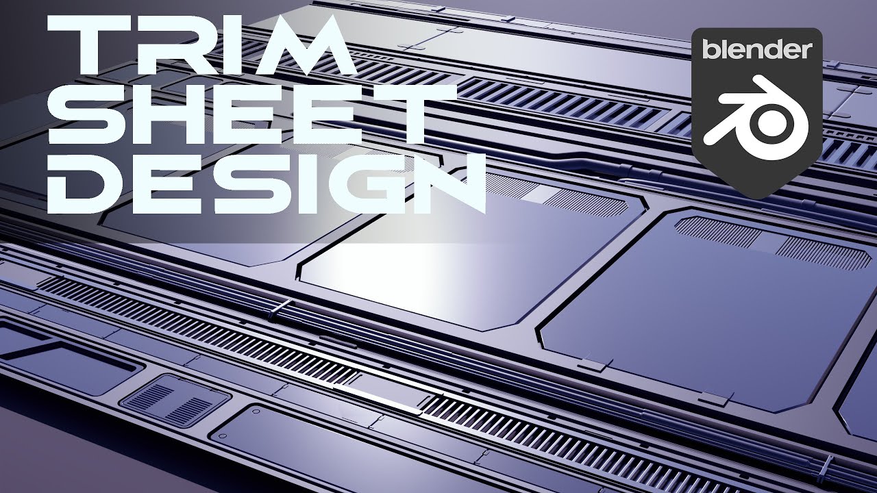 TRIM SHEET modeling in Blender YouTube