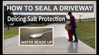 Sealing a Concrete Driveway