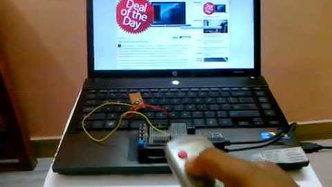 Controlling Mouse Through IR Remote using Arduino