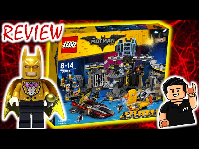 LEGO 70909 Batman Movie Batcave Break-In Review y Unboxing - YouTube