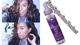 Rod Set and Twist Out with ONE PRODUCT - Avlon AFFIRM Foam Wrap