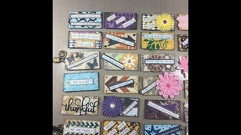 Altered Paper Clips | Using up Scraps and Leftover Die Cuts