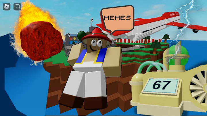 ROBLOX Natural Disaster Survival Funny Moments (MEMES)