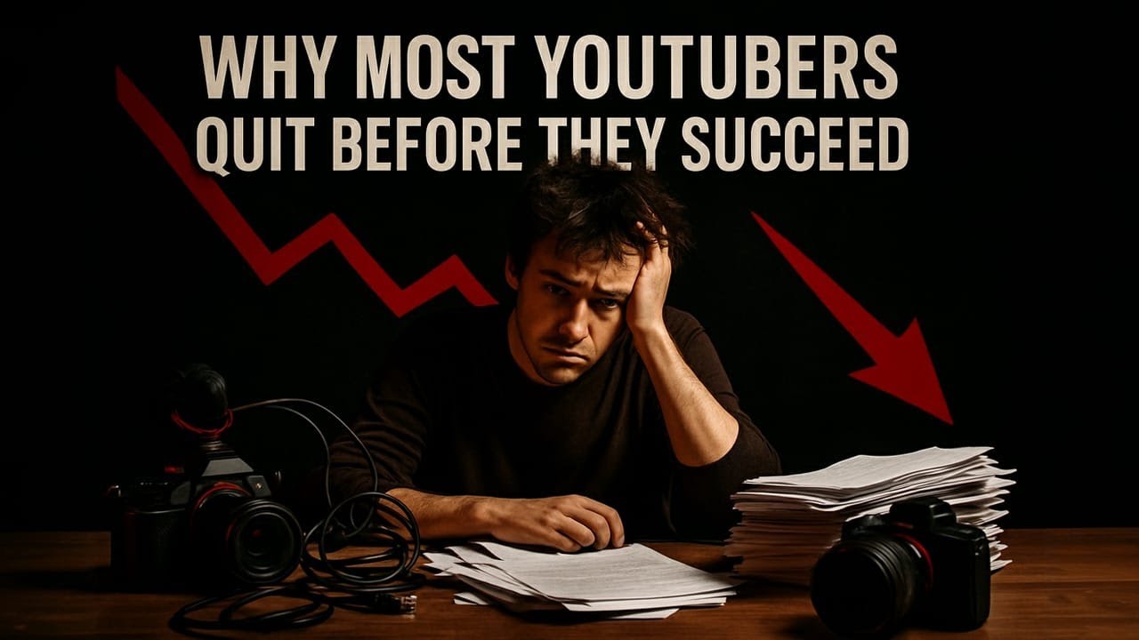 Why Most YouTubers Quit Before They Succeed - YouTube