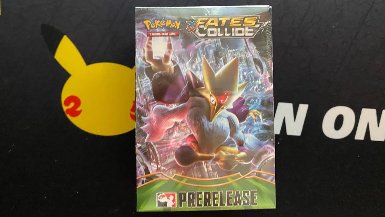 Opening a 2016 Pokémon XY Fates Collide expansion prerelease box (Build & Battle)!