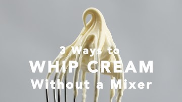 3 Ways to Whip Cream Without a Mixer | Yummy Ph