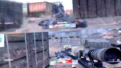 MW3, 1v1 one in the chamber splitscreen