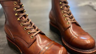 Unboxing Quan The Shoemaker built boots. Sneak peak