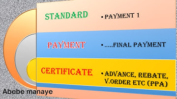 Standard payment certificate #abebe