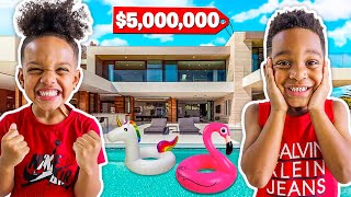 DJ's Clubhouse Family New House Tour and New Swimming Pool!!!!
