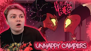 BARBIE WIRE!~ "UNHAPPY CAMPERS" HELLUVA BOSS S2 Ep5 REACTION