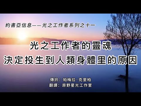 【約書亞之光工系列】光工的靈魂決定投生到人類身體裡的原因