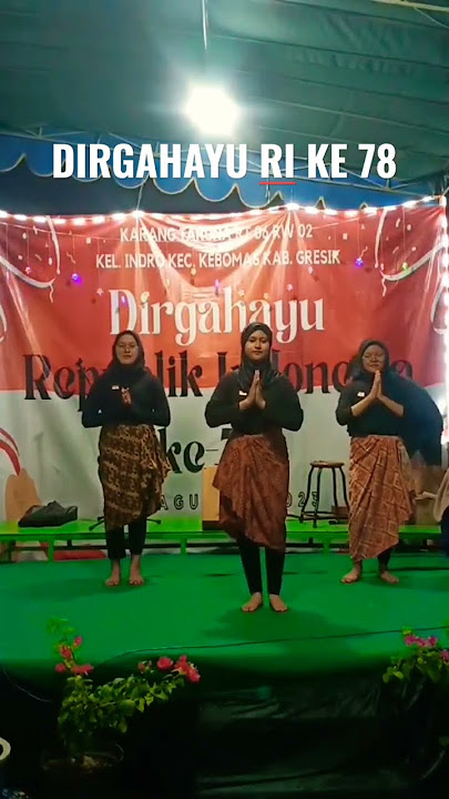 Tarian paijo loro ati#shorts memperingati HUT kemerdekaan RI ke78