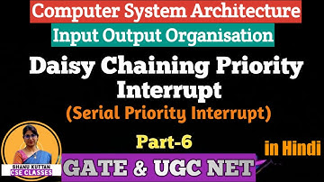 L-4.17 Daisy Chaining Priority Interrupt | Serial Priority | Interrupt | Part 6 | COA | CSA