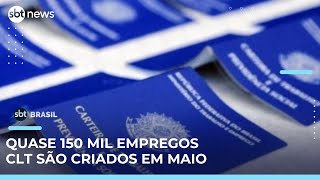Video brasil-cria-148-9-mil-empregos-com-carteira-assinada-em-maio-aponta-caged-sbt-brasil