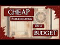 Cheap papercrafting on a budget  mix it up may junkjournalideas diypapercraft