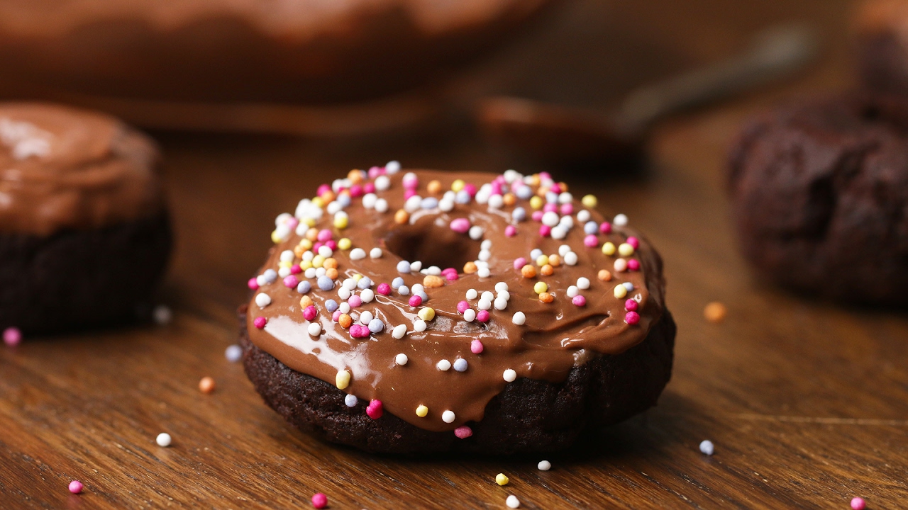 Easy Homemade Chocolate Doughnuts (Gluten-Free) | Tasty