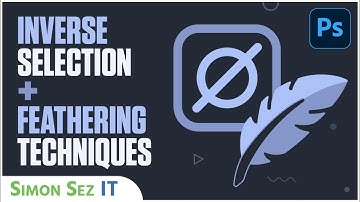 Inverse Selection Techniques + Feathering Technique in Photoshop CC