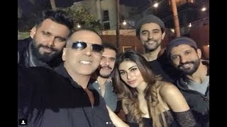 In Graphics: TV queen Mouni Roy DAZZLES in a SEXY BLACK outfit at 'Gold' movie wrap up par screenshot 4
