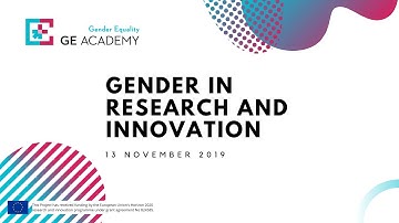Gender in Research and Innovation