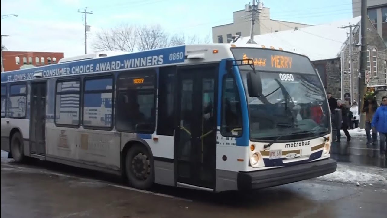Metrobus Transit St.John's 🎅Santa Shuttles Nov 30 2014 - YouTube