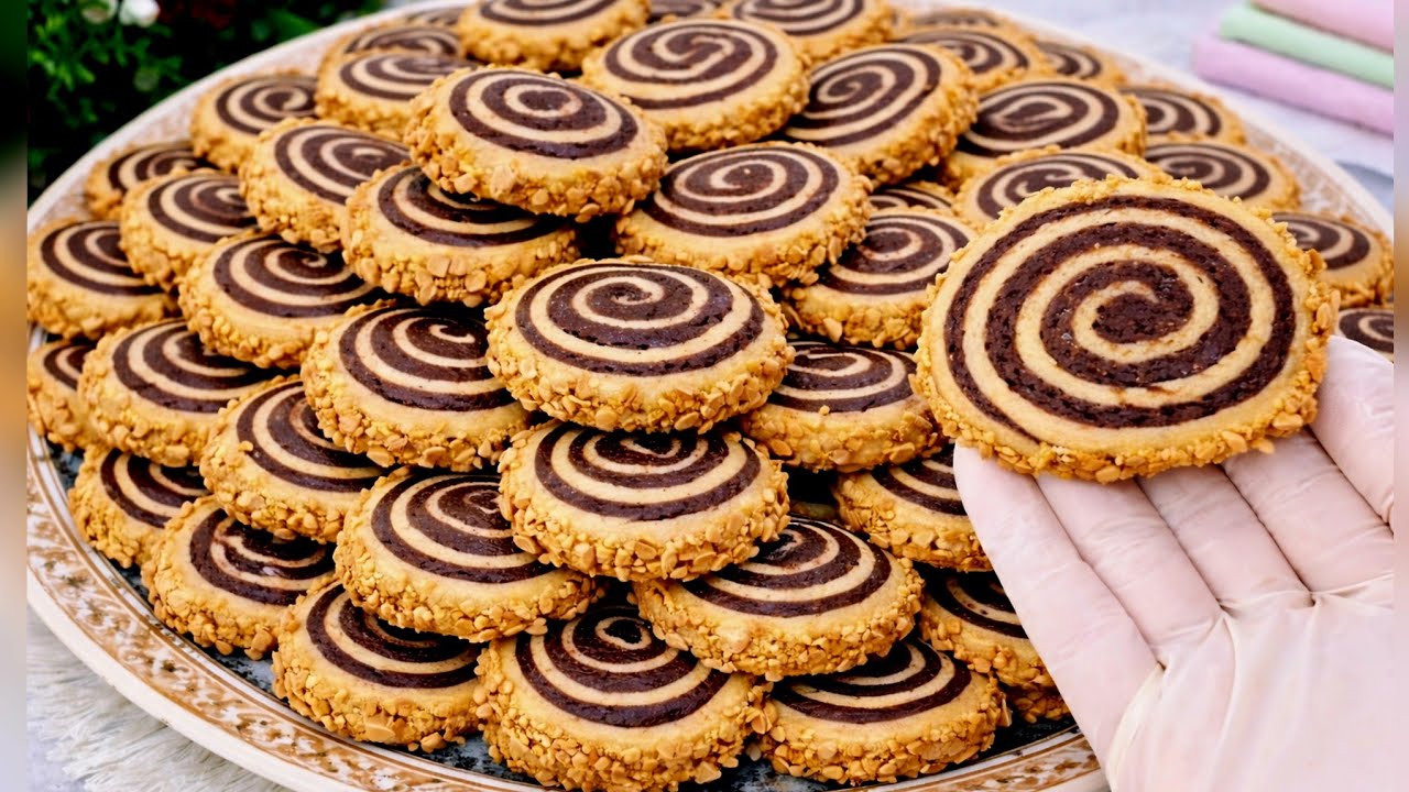 حلوه العشر دقايق لشرب الشاي بدون زبدة بمكونات موجوده في البيت سهله وسريعه ولذيذة ❗️