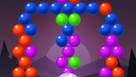 bubble shooter all level gameplay rainbow bubble shooter game 2022 level 134 to 137 bubble play #137