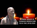 THE FUNERAL SERVICE OF CDE CHAMUKA GIDEON CHIRI