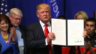 Internet makes fun of Trump's executive orders