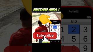 Indian Bikes Driving 3D Mustang GT Cheat Code | Rich vs Poor Challenge 🔥  #mustang#shorts
