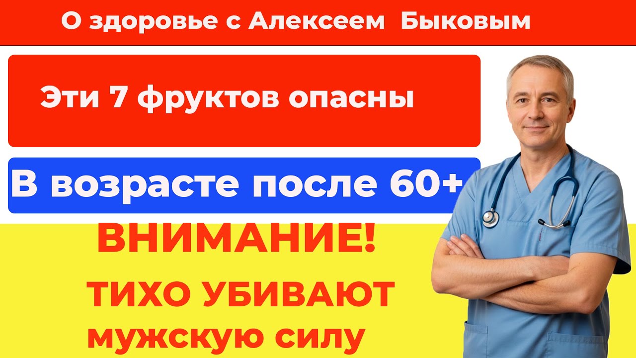 Этот фрукт УБИВАЕТ вашу мужественность! Никогда не ешьте его после 60!
