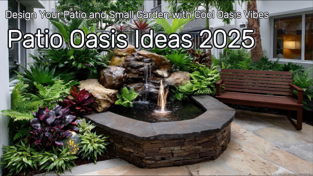 🌿 Patio Oasis Ideas 2025: Design Your Patio and Small Garden with Cool Oasis Vibes