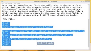 PHP Tutorial - Forms($_POST, $_GET and $_REQUEST) Variables (PHP For Beginners)