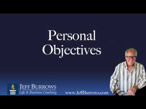 7 Personal Objectives Jeff Burrows