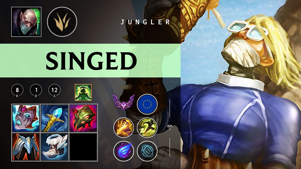 Singed Jungle vs Wukong - EUW Master Patch 26.04