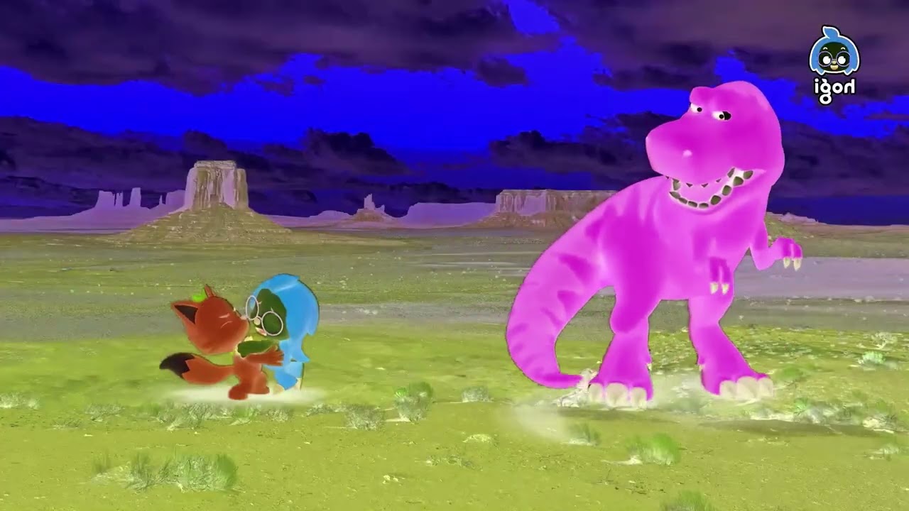 Run!Dinosaur is Coming!🦖💨/Sponsored by:Gamavision Csupo Effects
