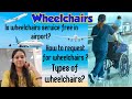 How to get wheelchair in airport