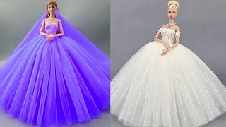 Looking for Disney Princess Dresses DIY Miniature Ideas for Barbie Wig, Dress, Faceup, and More! DIY