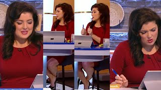 Storm Huntley Busty in Tight Red Dress/Heels - The Storm Huntley Show 8/4/2024