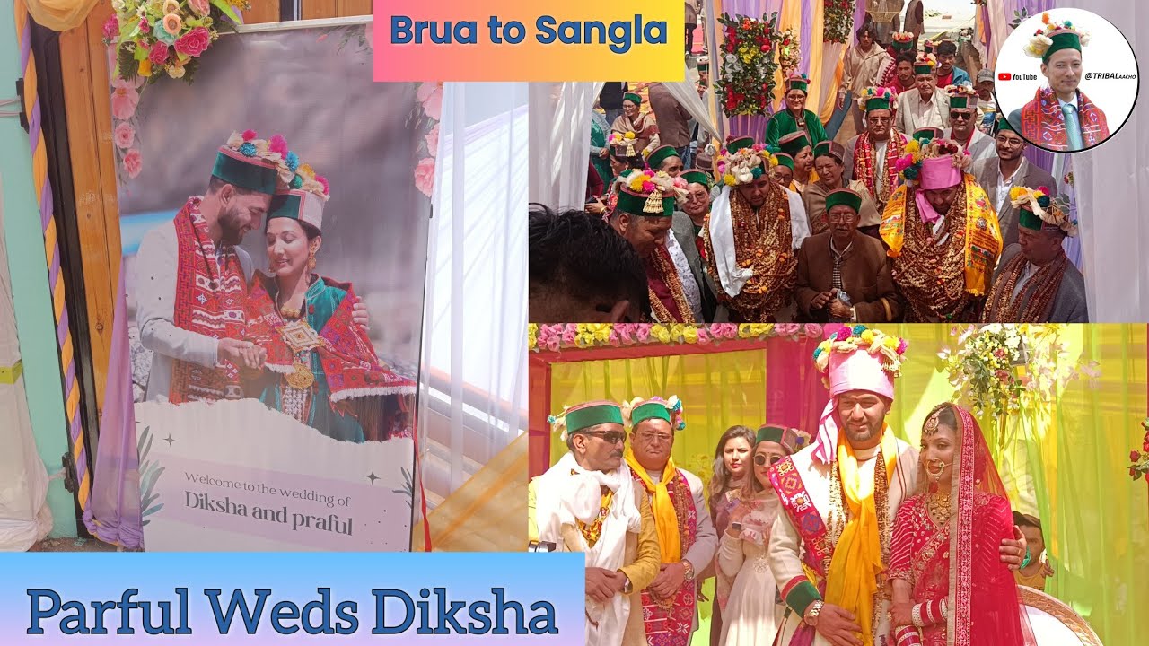 Parful Weds Diksha || Kinnauri Marriage || Sangla to Brua || 9 June 2025 || Himachal 