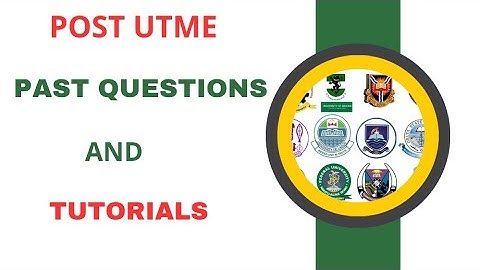 Post UTME Past Questions and Answers. #postutme