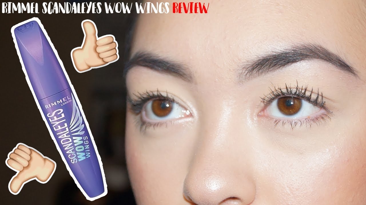 NEW Rimmel Scandaleyes WOW Wings Mascara Review - YouTube