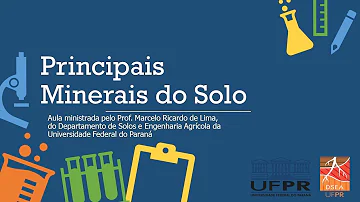 Qual é a parte mineral do solo?
