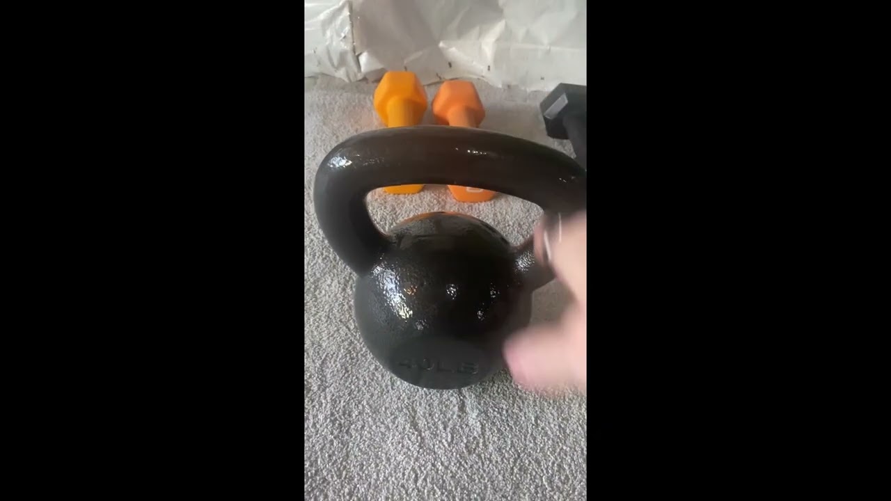 Amazon Basics Cast Iron Kettlebell Review | Strength Training Gear 