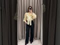 Try this elegant office outfit?
