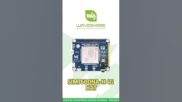 Waveshare SIM7600NA-H 4G HAT，4G LTE Cat-4 for Fast Data，GNSS with GPS & BeiDou Supports#raspberrypi