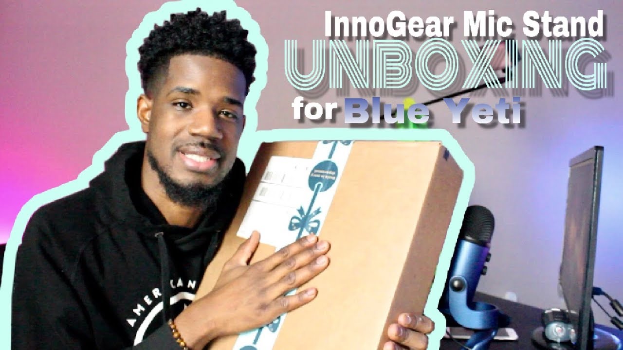 InnoGear Microphone Stand for Blue Yeti Mic | UNBOXING
