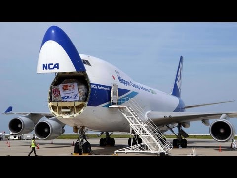 北九州空港で日本貨物航空の国際定期貨物便就航式 13 Nippon Cargo Airlines Ja07kz Youtube